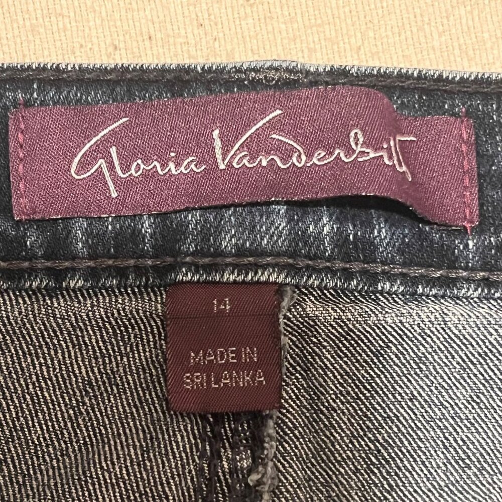 Gloria Vanderbilt Amanda Jeans Size 14 Short Classic Fit Denim Mid Rise Stretch - Picture 8 of 14